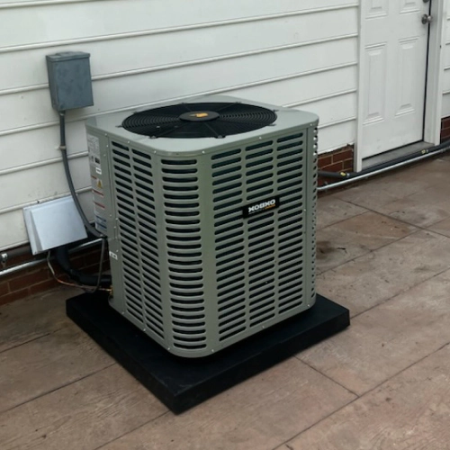 service tab residential hvac unit